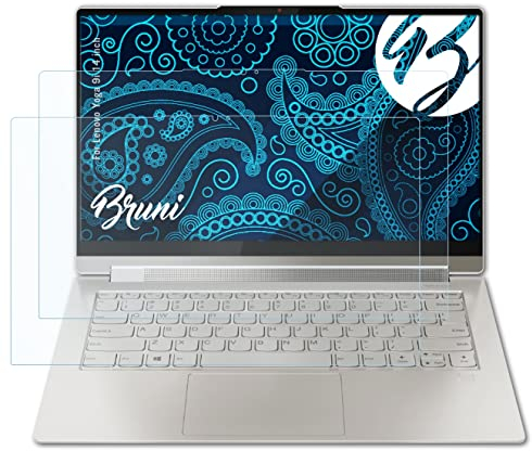 Bruni Screen Protector compatible with Lenovo Yoga 9i 14 inch Protector Film, crystal clear Protective Film (2X)