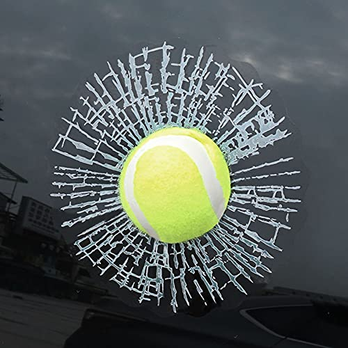 iSpchen Autoaufkleber 3D Glas Rissige Ball Aufkleber Autofenster Emblem Aufkleber Kreative Lustige Aufkleber Karosserie Aufkleber Auto Styling Aufkleber Dekoration