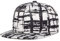 Quanhaigou Klassische Snapback Mütze Hip Hop Flat Bill Visor Cap - Unisex Erwachsene Adjustable Baseball Hüte, Weißer Graffiti, Einheitsgröße