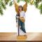 GIMOCOOL ArchAngel Heiliger Rafael Raphael Statue Weihnachten Engel Statue Festival Urlaub Dekoration Weihnachten Figur Geschenk für Verwandte Lieben