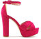 MODELISA - Sandalia Tacón Ancho Plataforma para Vestir Fiesta Mujer (Fucsia, Sistema tallas calzado EU, Adulto, Mujer, Números, mediano, 35)