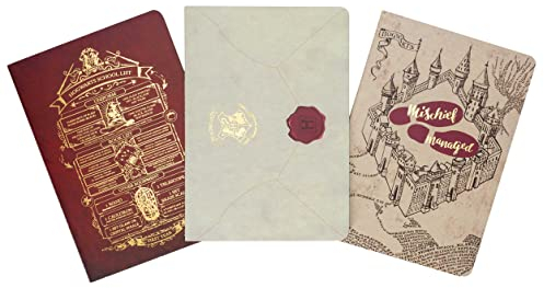 Harry Potter: Welcome to Hogwarts Planner Notebook Collection (Set of 3): (Harry Potter School Planner School, Harry Potter Gift, Harry Potter Stationery, Undated Planner)