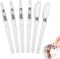 Wisebom 6 Pièces Pinceau Aquarelle, Kit de Pinceaux Aquarelle à Reserve d'eau Stylo Pinceau à Eau avec Réservoir d'eau, Réservoir d'eau Stylos pour Le Mélange des Couleurs et la Calligraphie