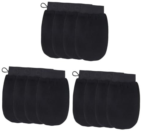 Angoily Lot De 3 Serviettes De Portables De Bain Exfoliants Bracelet De Style Faciles À Utiliser 4 Pièces X 3