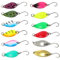 Cucchiaini Da Pesca Esche,Kit Artificiale Richiamo Set,Armastuse 12 Pezzi Esche Artificiali,Per Branzino Luccio Salmone Acqua Dolce Salata(Con Scatola Di Stoccaggio)
