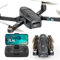 Drone con Cámara Motor sin Escobillas Adulto Principiante Drone 2 Cámara FPV RC Quadcopter Plegable Eléctrico Ajustable 1080P Drone Control APP 3D Flip Fácil de Volar Juguetes