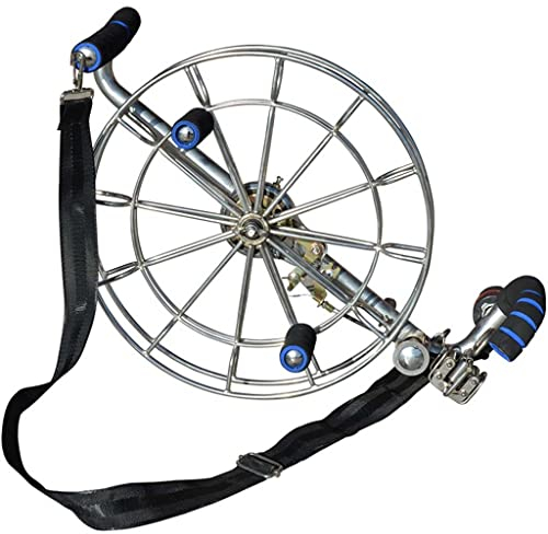 LHGDMJO Drachen, Kite Winding Reel Grip Wheel Griff, Outdoor-Drachen-Saitenwickler aus Legierung, mit langlebiger Schnur und abschließbarem Outdoor-Drachenzubehör