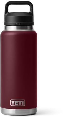YETI Rambler Bouteille avec bouchon Chug Wild Vine Red, 1065 ml