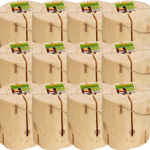 Schwedenfeuer 21 cm x 23 cm Brenndauer 120 min Holz Kamin Feuerschale (12)