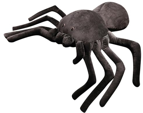 champracer Spinne Stofftier Lebensechte Spinne Plüschtier Kuscheltiere Simulation Spinne Für Kinder Geburtstage Und Besondere Halloween Anlässe (40x25 cm)