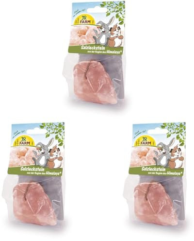 JR Farm Himalaya-Salzleckstein 80g (Packung mit 3)