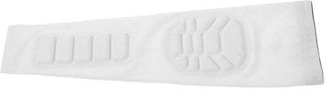 Yardwe Elbow Pads Arm Sleeves Knee Brace Sleeves to Cover Arms for Men Arm Pads Volleyball Basketball Knee Pads Youth Wrist Sleeves Knee Pads for Volleyball Arm Warmers Spandex White