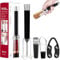 Wine Opener, Air Pump Cork Remover Wine Bottle Opener Set of 4, New Air Pressure Wine Opener Set with Foil Cutter, Aerator Pourer, Vacuum Stopper Simple Cork Remover for Wine Lovers Wine Gift