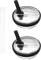 Lot de 2 Couvercles pour Stanley Quencher H2.0 Flowstate 40oz,Remplacement Réutilisable Couvercles Étanches pour Stanley cup accessoires, avec 2 Pailles (Noir)