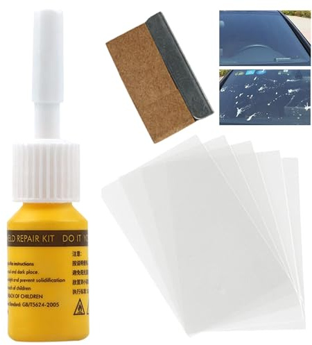 Generisch Steinschlag Reparaturset Windschutzscheibe, Nano Glas Reparatur Set, 3ml Glasreparaturflüssigkeit, Windschutzscheibe Reparaturset