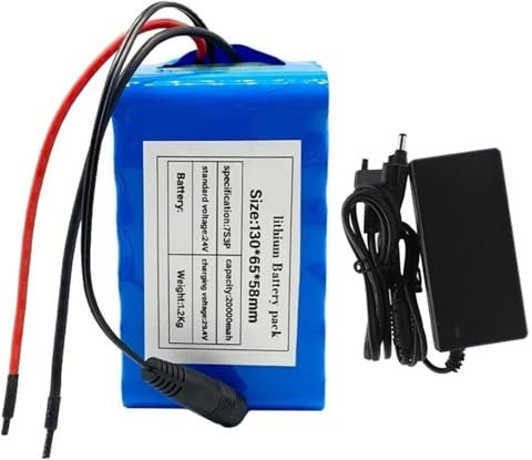 24V 20Ah Batterie Lithium-Ion 7S3P Pour Vélo Électrique Avec Chargeur et BMS Pour Kit Moteur Inférieur a 500 W T Plug,EU
