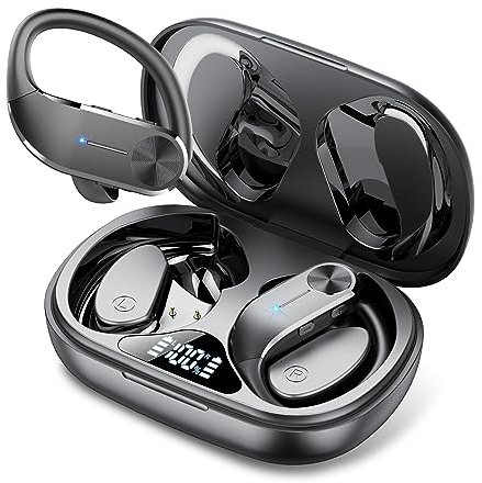 Wekily Cuffie Bluetooth Sport, 2025 Auricolari Bluetooth 5.3 con 4 ENC Cancellazione Rumore Microfono, 68 Ore di Riproduzione con Hi-Fi Stereo, Impermeabile IP8 Cuffiette, USB-C Cuffie In-Ear Running