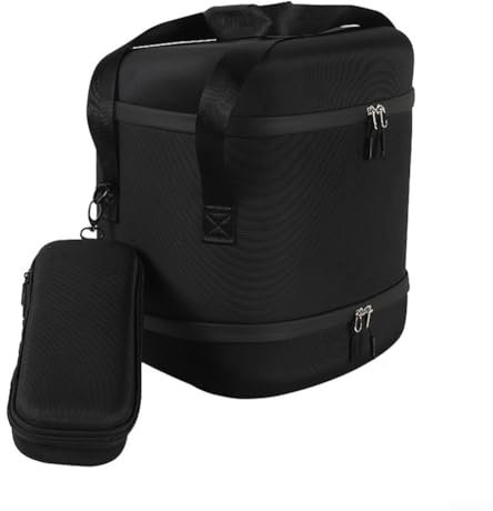 Sac de rangement, pour JBL-Partybox-Encore 2, avec sac de microphone et poignées confortables, 33,5 x 28 x 36 cm (noir)