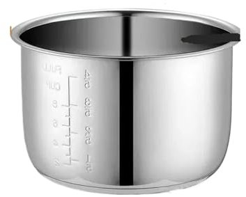 NihaoWXM Rice Cooker Inner Pot 5L Electric pressure cooker liner inner bowls multicooker bowl stainless steel tank for cooking soup porridge