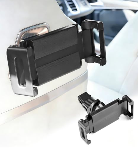 Rear Seat Tablet Holder for BMW iX X5 X3 X5 X6 I20 G05 G06 G70 2024-2026 | Tablet Holder for BMW 5 Series, Back Seat Headrest for BMW 7 Series, Universal 360° Rotation Tablet Mount with Install video
