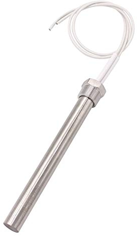 Dernord Cartridge Heater 120V 500W Hot Rod Heating Element Replacement 1/2 Inch Thread (120V 500W)