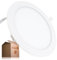 ONSSI Placa LED de Techo 20W 2000lm,Circular Φ220mm (Blanco Neutro,4000k) SuperSlim Panel Downlight LED Empotrado (Pack 5)