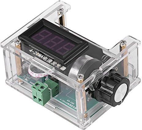 Walfront 4-20ma Générateur de Courant Constant Simulateur Analogique avec Protection Inversion de Polarité Bricolage