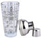 HXHON Mix Master Shaker à cocktail en verre avec shaker en verre gradué 400 ml