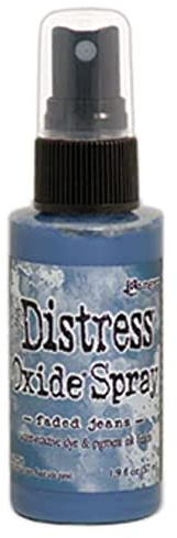 Ranger Distress Oxide Spray Faded Jeans, 1er Pack (1 x 57 ml)