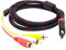 DOONJIEY Câble adaptateur HDMI mâle vers 3 RCA AV composite mâle M/M
