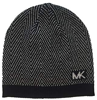 Michael Michael Kors Women`s Metallic Beanie (Black(538089CL)/Metallic, One Size)