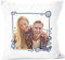 SpecialMe® Fotokissen mit Rahmen Herz Anker, Kissen-Bezug mit Foto Bedrucken Lassen, Fotogeschenk Anker weiß Unisize