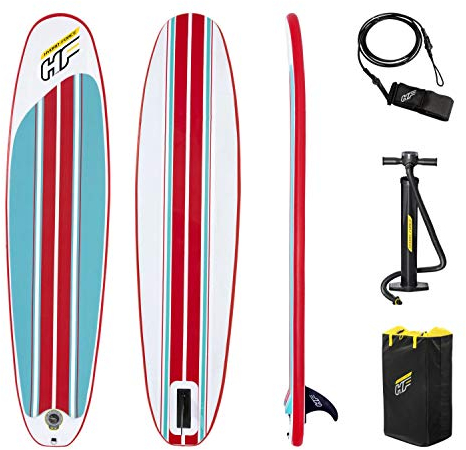 HYDRO FORCE Unisex Jugend 8' x 22 x 3/2.43m x 57cm x 7cm COMPACT SURF 8 Aufblasbare Boards für Stand-Up Paddling, Multicolor, 1065315XXX21