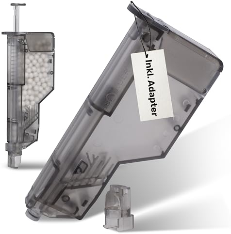 XXL Universal Speedloader für 170 BB mit Pistolen Adapter für schnelles Nachladen der Airsoft 6MM BB Munition