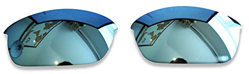 POLARLENS Polarisierte gläser für Oakley Flak Jacket kompatibel mit Oakley Flak Jacket Sonnenbrillen (Rauchblau)