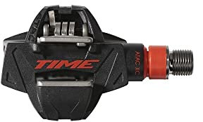 TIME Unisex – Erwachsene PD ATAC XC 12 Black Red, Schwarz-schwarz