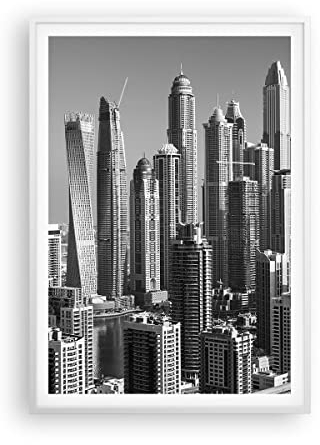 Poster Wandbild Kunstdruck 70x100cm Architektur Schwarz-Weiß - 4388 - P2W