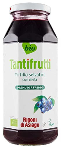 Succo di Frutta Rigoni di Asiago Mirtillo Selvatico con Mela Bottiglia da 500 g