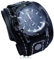 ZFSBRTL Herren Lederuhr, Nordic Vintage Gravur Quarzuhr Wikinger Armband | 1. Jahrestag Geschenk, Geburtstagsgeschenk | Steampunk Biker Schmuck,Schwarz