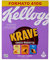 Kellogg's Krave Choco Roulette Cerealien Weizen-, Hafer- und Reisbündel mit Milchschokoladenfüllung 410g