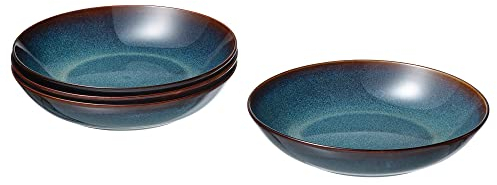 Ikea DISHWARE_PLATE, rund, tief, 21 cm, blau, nur Handwäsche, Schweden