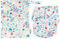 Alimos Couche de bain et sac imperméable lavable réutilisable pour bébé heureux (0-3 ans) marque britannique (mer)
