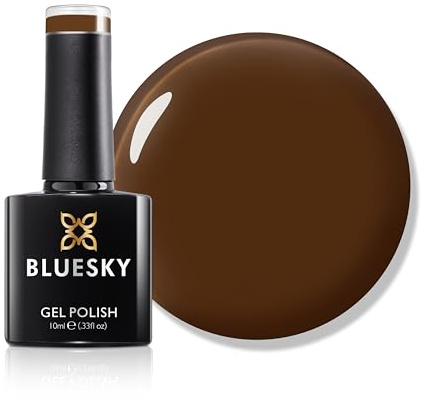 Bluesky Gel Nail Polish 10ml, Voice of Earth - AW2314, Brown | A grounded, natural tone that works year round on short or long nails. High-gloss for 21 days, clean soak-off.