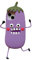 SGVAHY Phone Case for iPhone 12 Case Funny Phone Case Cute iPhone 12 Case Kawaii Eggplant Purple iPhone Case Creative Soft Rubber Bumper Shockproof Cover Protective Case for Women Girls