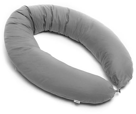 InnovaGoods Cojín de Lactancia Multifunción Brellow, Cojin Lactancia Multifuncion Cómodo y Adaptable, Cojín Lactancia Bebe, Cojin de Lactancia con Usos Gris