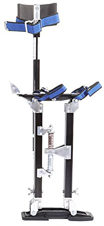 Trockenbau Werkzeug, Trockenbau Stelze, Verputz Stelze, 61–101,6 cm, Aluminiumlegierung, Professionell, Verstellbar, Trockenbau Verputz Stelzen, Malerwerkzeug, Schwarz (Black)