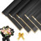 20 Blatt Blumenstrauß Geschenkpapier - Wasserdicht Wrapping Paper, Blumen Papier mit Band, Blumenpapier für Geschenkverpackungen, Blumen, Kunst und Handwerk (Schwarz, 58x58cm)