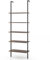 GYMAX Libreria Scaffale a Scala da Parete, Mensole a 5 Ripiani, Struttura in Metallo, Design Aperto, Portata di 150 kg, Arredo Soggiorno, Ufficio e Camera, Stile Moderno ed Elegante (5)