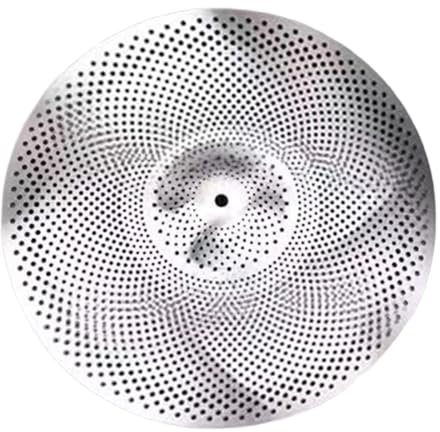 kowaku Dämpferbecken, Trommelbecken zum Üben von Schlagzeugern, leises Becken, Übungsbecken mit geringer Lautstärke für Anfänger, 20 Zoll