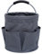 LAWALEISHE Cleaning Caddy Organiser, Cleaning Bag with Handle,Foldable Oxford Fabric Storage Hamper,Multi Pocket Cleaning Caddy Bag,Multifunctional Organiser for Picnic Bath Shopping (Grey)
